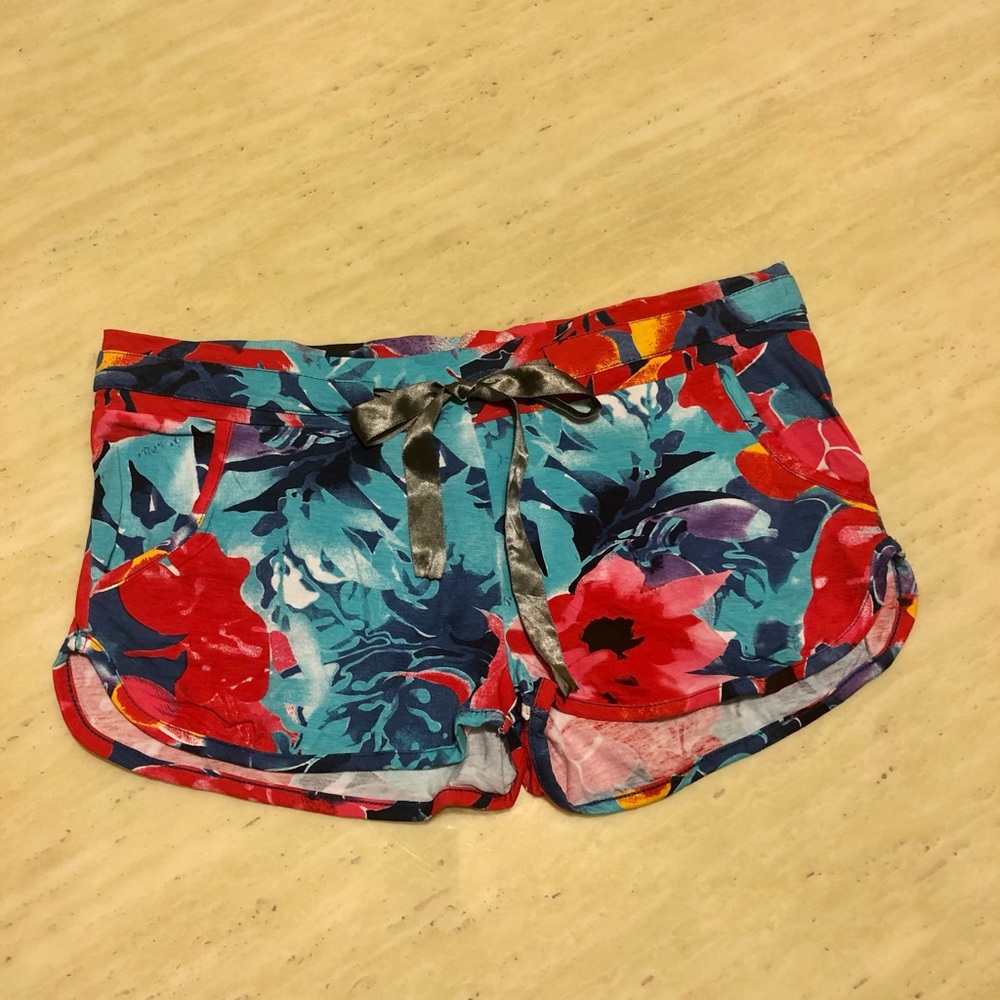 New EckoRed Floral Printed Hot Beach Shorts L/XL
